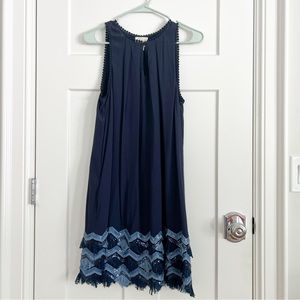 Anthropologie Maeve Festivity Swing Frindge Dress